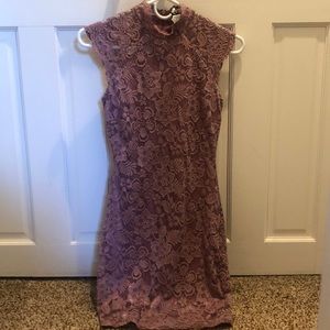 Mauve-colored dress